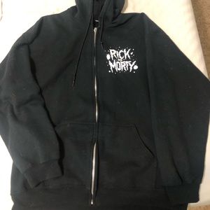 Rick & Morty zip up hoodie XL